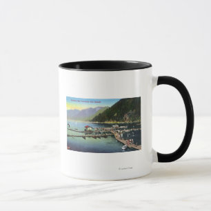Allgemeine Ansicht der Hufeisenbucht und des Tasse