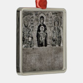 Allgemeine Ansicht der John-Platte Silbernes Ornament (Rechts)