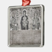 Allgemeine Ansicht der John-Platte Silbernes Ornament (Links)