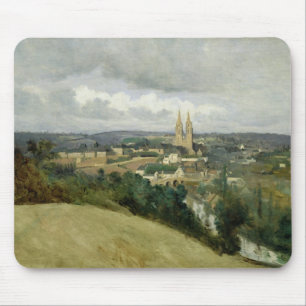 Allgemeine Ansicht der Stadt des Heiligen-Lo, Mousepad