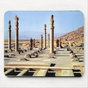Allgemeine Ansicht des Apadana gründete c.518 BC Mousepad