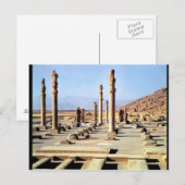 Allgemeine Ansicht des Apadana gründete c.518 BC Postkarte (Vorne/Hinten)