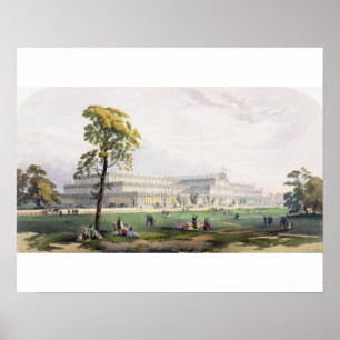 Allgemeine Ansicht des Äußeren des Gebäude, in t Poster