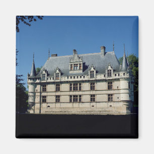 Allgemeine Ansicht des Chateaus D'Azayle-Rideau Magnet