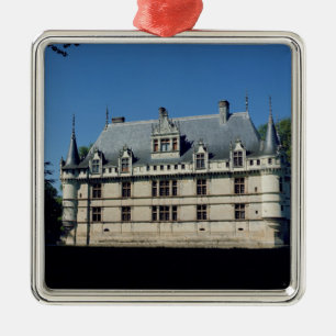 Allgemeine Ansicht des Chateaus D'Azayle-Rideau Ornament Aus Metall