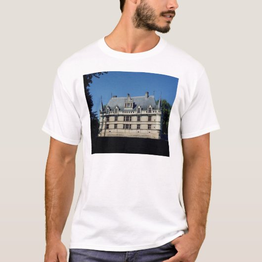 Allgemeine Ansicht des Chateaus D'Azayle-Rideau T-Shirt (Vorderseite)