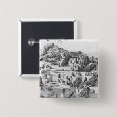 Allgemeine Ansicht des Kampfes von Muhlberg Button (Vorne & Hinten)
