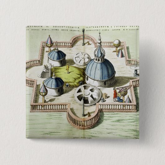Allgemeine Ansicht des Observatoriums Button (Vorderseite)