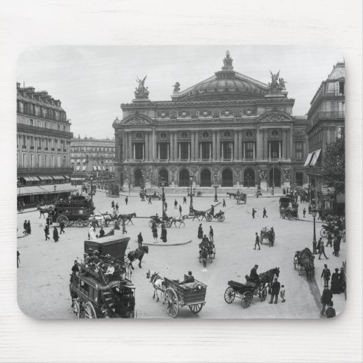 Allgemeine Ansicht des Paris-Opernhauses Mousepad (Vorne)