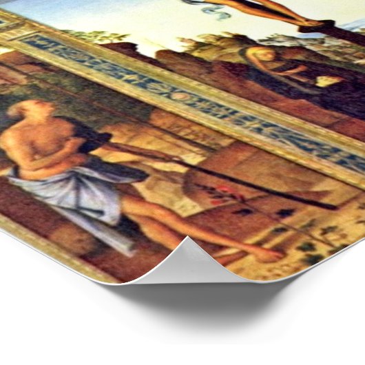 Allgemeine Ansicht Galitzine Triptychenkreuzung mi Poster (Ecke)