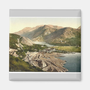 Allgemeine Ansicht, Llanberis, Wales seltene Photo Magnet