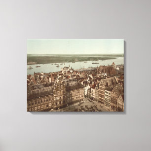 Allgemeine Ansicht von Antwerpen I, Belgien Leinwanddruck