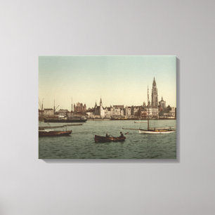 Allgemeine Ansicht von Antwerpen II, Belgien Leinwanddruck