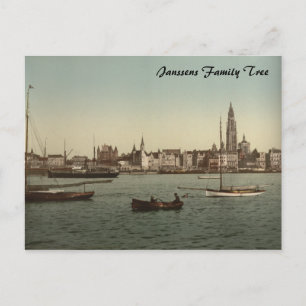 Allgemeine Ansicht von Antwerpen II, Belgien Postkarte