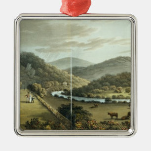 Allgemeine Ansicht von den Süd- und Ostfronten vo Silbernes Ornament