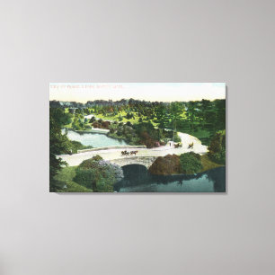 Allgemeine Ansicht von Franklin-Park Leinwanddruck