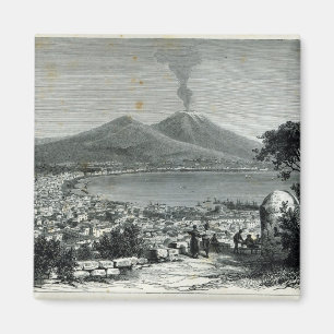 Allgemeine Ansicht von Neapel Magnet