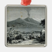 Allgemeine Ansicht von Neapel Silbernes Ornament (Vorne)