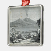 Allgemeine Ansicht von Neapel Silbernes Ornament (Links)