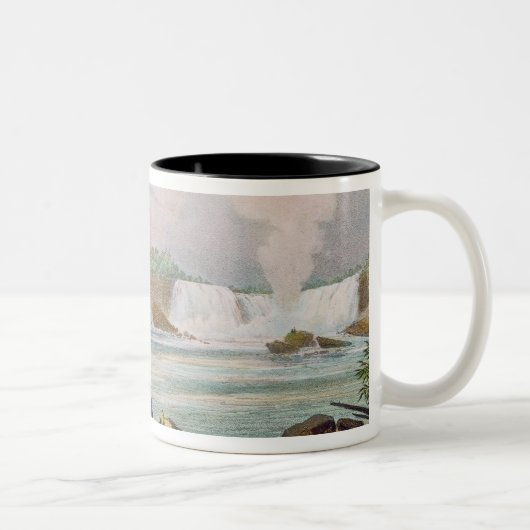 Allgemeine Ansicht von Niagara Falls von der Zweifarbige Tasse (Rechts)
