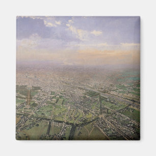 Allgemeine Ansicht von Paris von einem Magnet