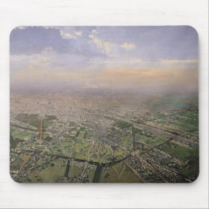 Allgemeine Ansicht von Paris von einem Mousepad