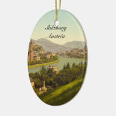 Allgemeine Ansicht von Salzburg, Österreich Keramikornament (Links)