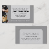 ALLGEMEINE AUFTRAGNEHMER-VISITENKARTE VISITENKARTE (Vorne/Hinten)