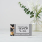 ALLGEMEINE AUFTRAGNEHMER-VISITENKARTE VISITENKARTE (Stehend Vorderseite)