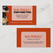 ALLGEMEINE AUFTRAGNEHMER-VISITENKARTE VISITENKARTE (Vorne/Hinten)