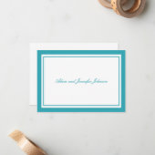 Allgemeine Dankeschön an die Karten (Aqua Aquamari (Vorderseite/Rückseite Beispiel)