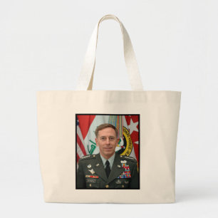 Allgemeine David Petraeus Portrait Große Tote Bag Jumbo Stoffbeutel