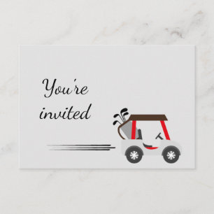 Allgemeine Einladung Custom Fun Golfing Birthday P