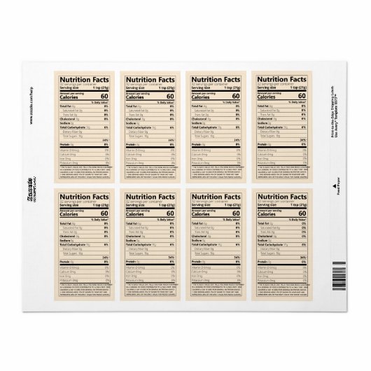 Allgemeine Ernährungsfakte - Muster für ein Lebens (Vorne)