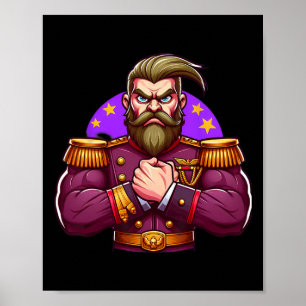 Allgemeine Flechtmuskeln Fan Lover Bodybuilding Gy Poster