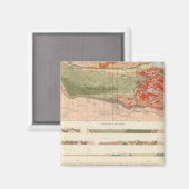 Allgemeine geologische Karte des Bezirks Marquette Magnet (Vorderseite/Rückseite)