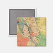 Allgemeine geologische Karte von Colorado Magnet (Vorderseite/Rückseite)