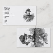 Allgemeine Geschäftskarte des zivilen Krieges Visitenkarte (Vorne/Hinten)