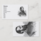 Allgemeine Geschäftskarte des zivilen Krieges Visitenkarte (Vorne/Hinten)