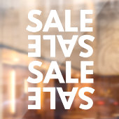 Allgemeine Geschäftsstelle mit einfacher Verkaufsf Fensteraufkleber (Blatt 2)