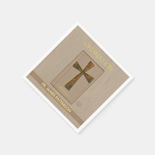 Allgemeine Gratulation, Metalldesign C Serviette (Ecke)