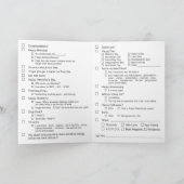 Allgemeine Grußkarte Karte (Innenseite)