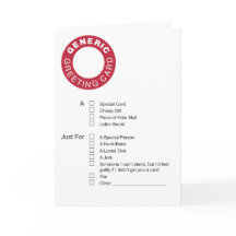 Allgemeine Grußkarte