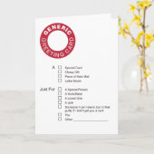 Allgemeine Grußkarte Karte (Gelbe Blume)