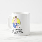 Allgemeine Handwerkerdienste oder Gelegenheitsarbe Kaffeetasse (Vorderseite Links)