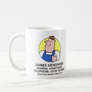 Allgemeine Handwerkerdienste oder Gelegenheitsarbe Kaffeetasse
