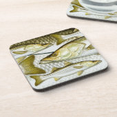 Allgemeine Hechtmakrele-Untersetzer Untersetzer (Linke Seite)