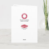 Allgemeine Holiday Grußkarte Feiertagskarte (Rückseite)