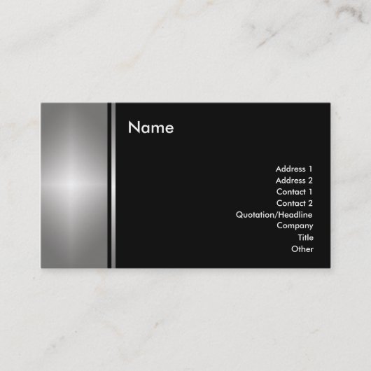 Allgemeine Karte (Vorderseite)