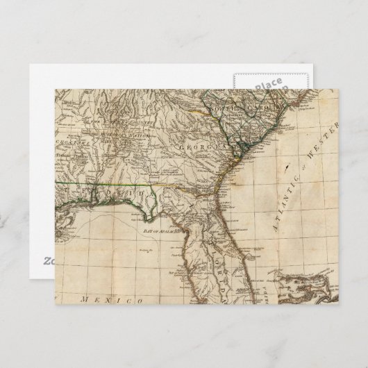 Allgemeine Karte der südlichen britischen Kolonien (Vorne/Hinten)